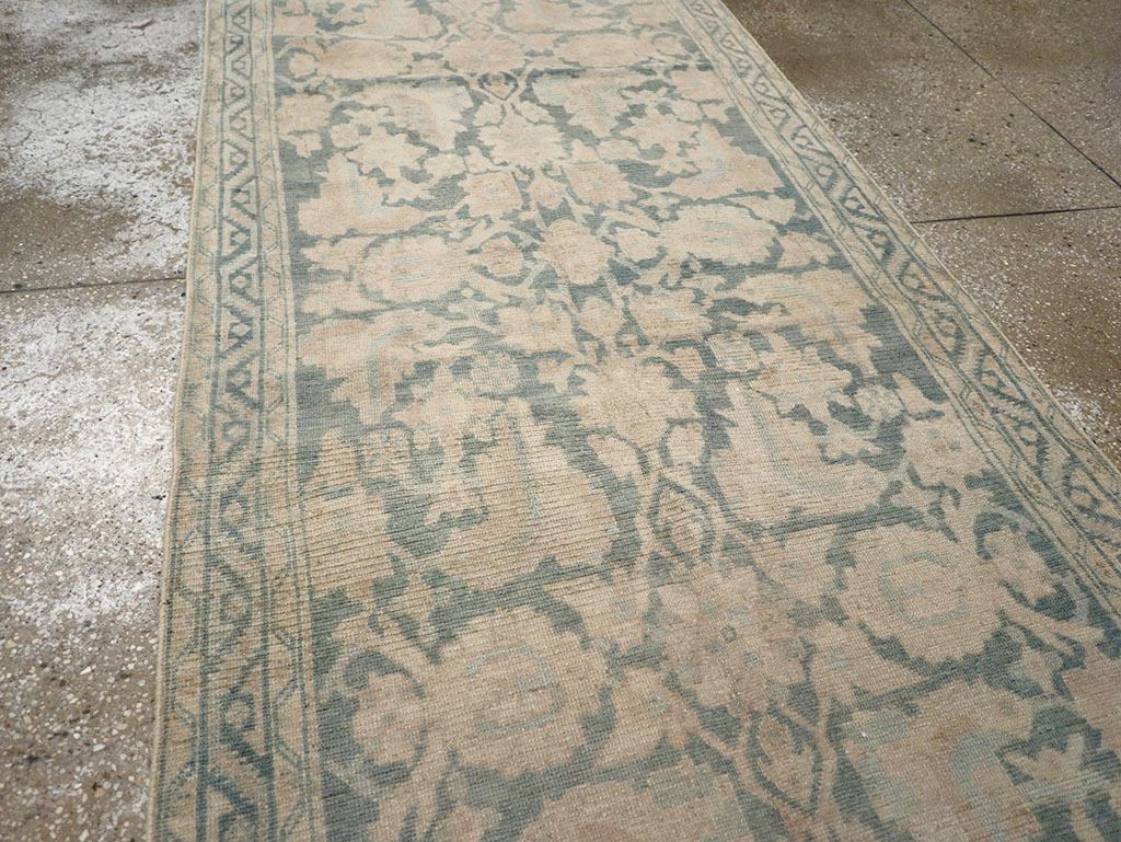 Vintage Persian Malayer Long Runner (Pair: 1 of 2), No.32673 - Staging
