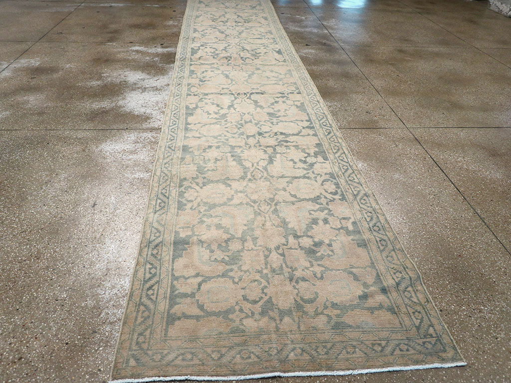 Vintage Persian Malayer Long Runner (Pair: 1 of 2), No.32673 - Staging