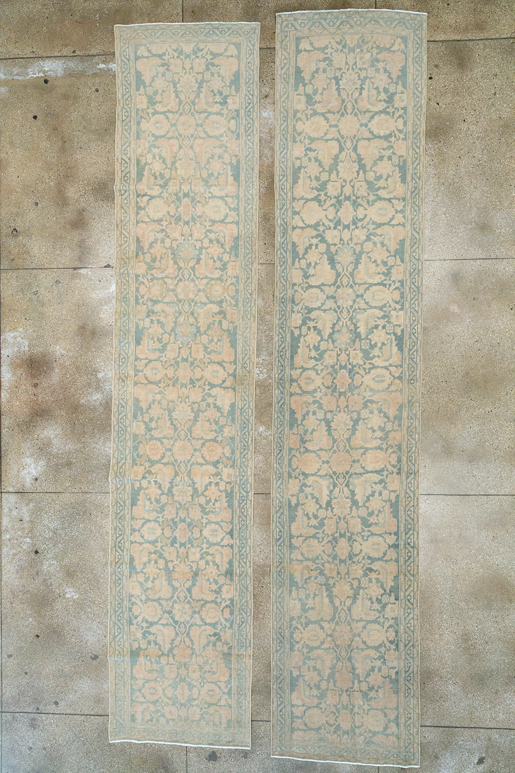 Vintage Persian Malayer Long Runner (Pair: 1 of 2), No.32673 - Staging