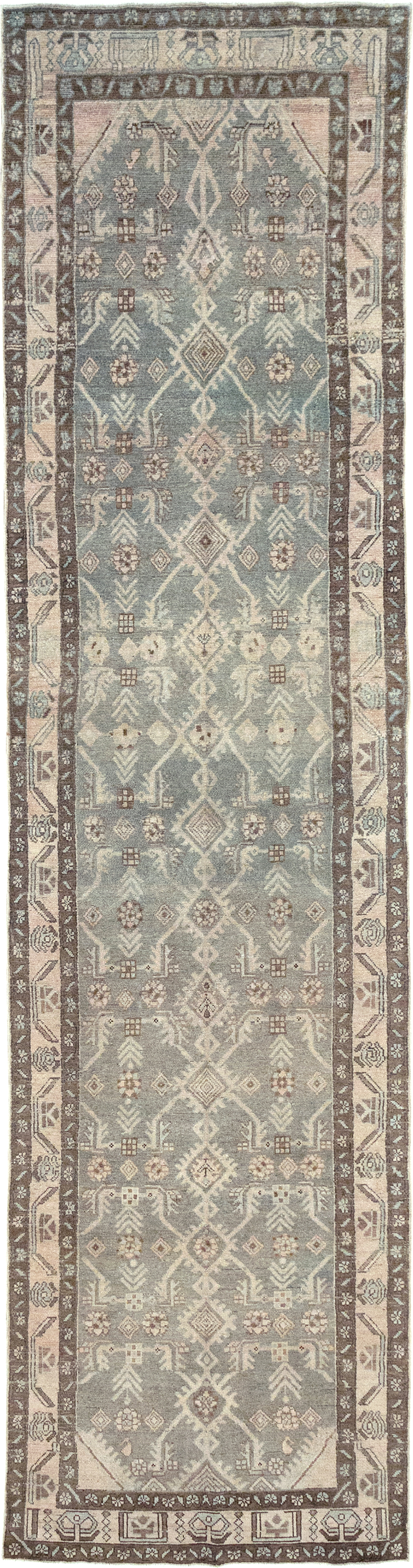 Vintage Persian Malayer Runner, No.32674 - Staging