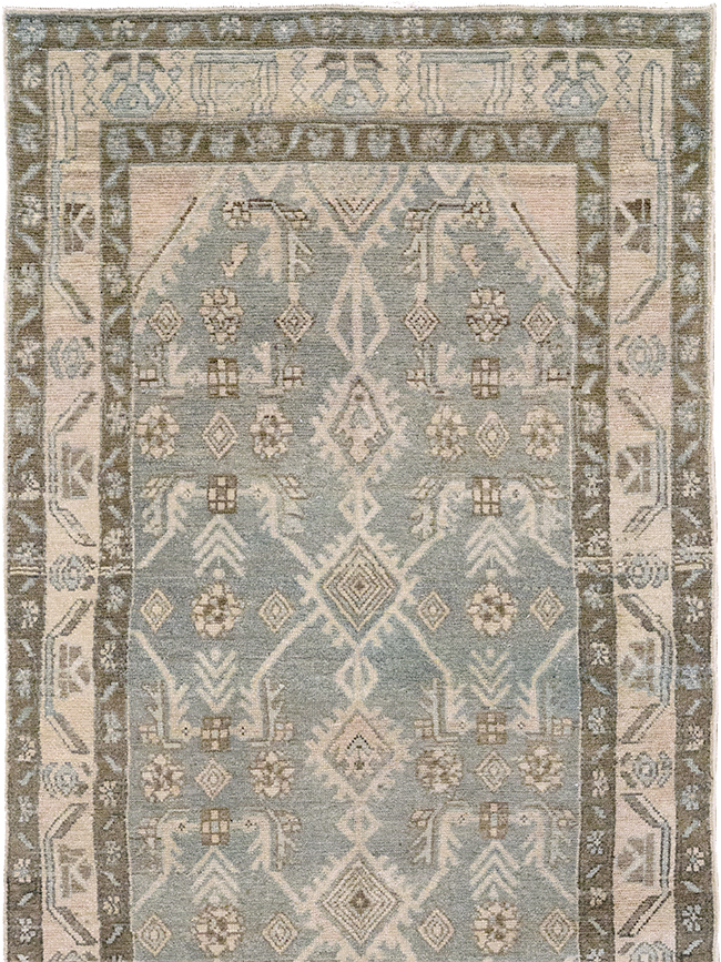 Vintage Persian Malayer Runner, No.32674 - Staging