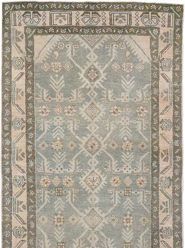 Vintage Persian Malayer Runner, No.32674 - Staging