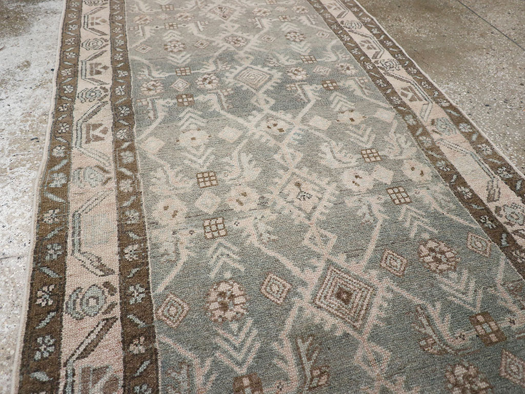 Vintage Persian Malayer Runner, No.32674 - Staging