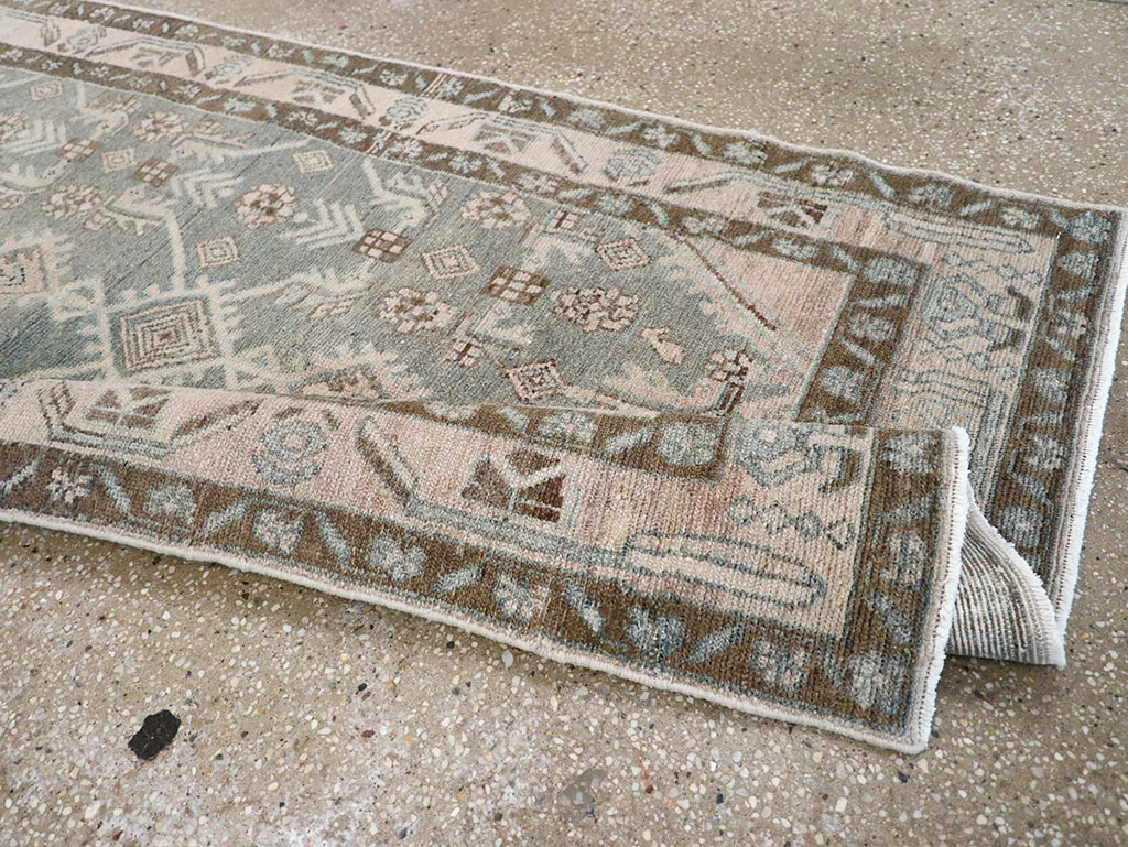 Vintage Persian Malayer Runner, No.32674 - Staging