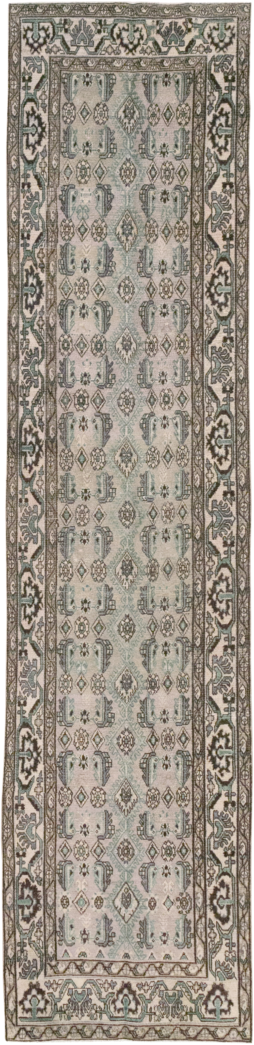 Vintage Persian Malayer Runner, No.32675 - Staging