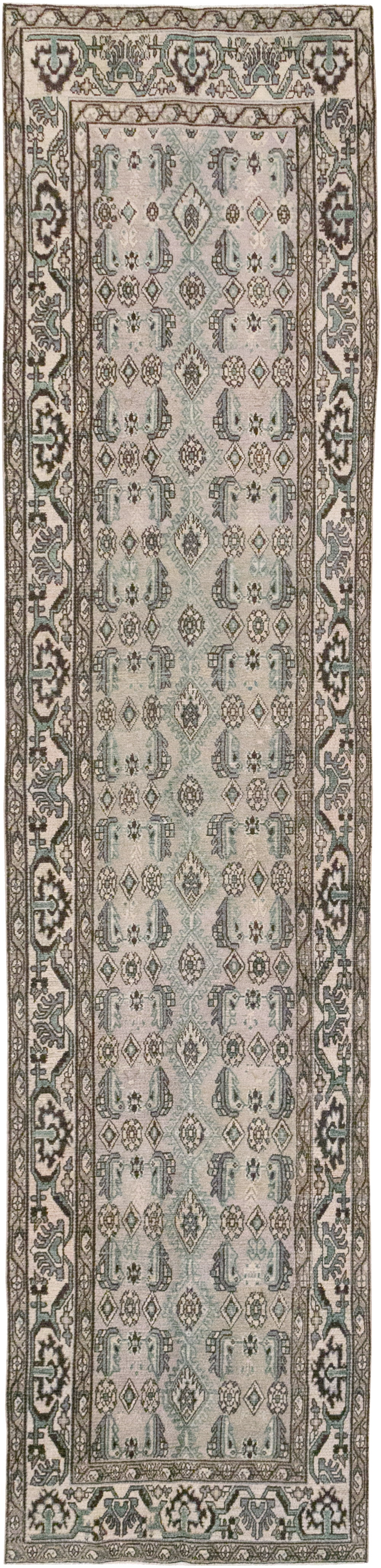 Vintage Persian Malayer Runner, No.32675 - Staging