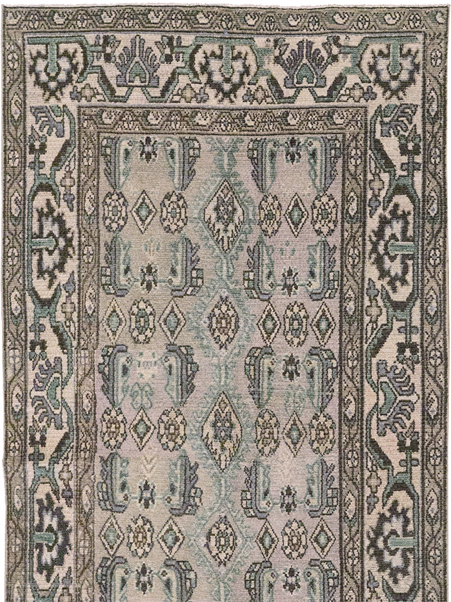 Vintage Persian Malayer Runner, No.32675 - Staging