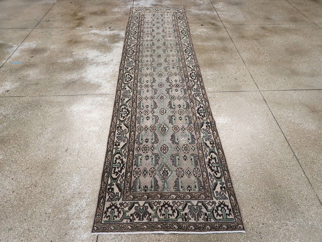 Vintage Persian Malayer Runner, No.32675 - Staging
