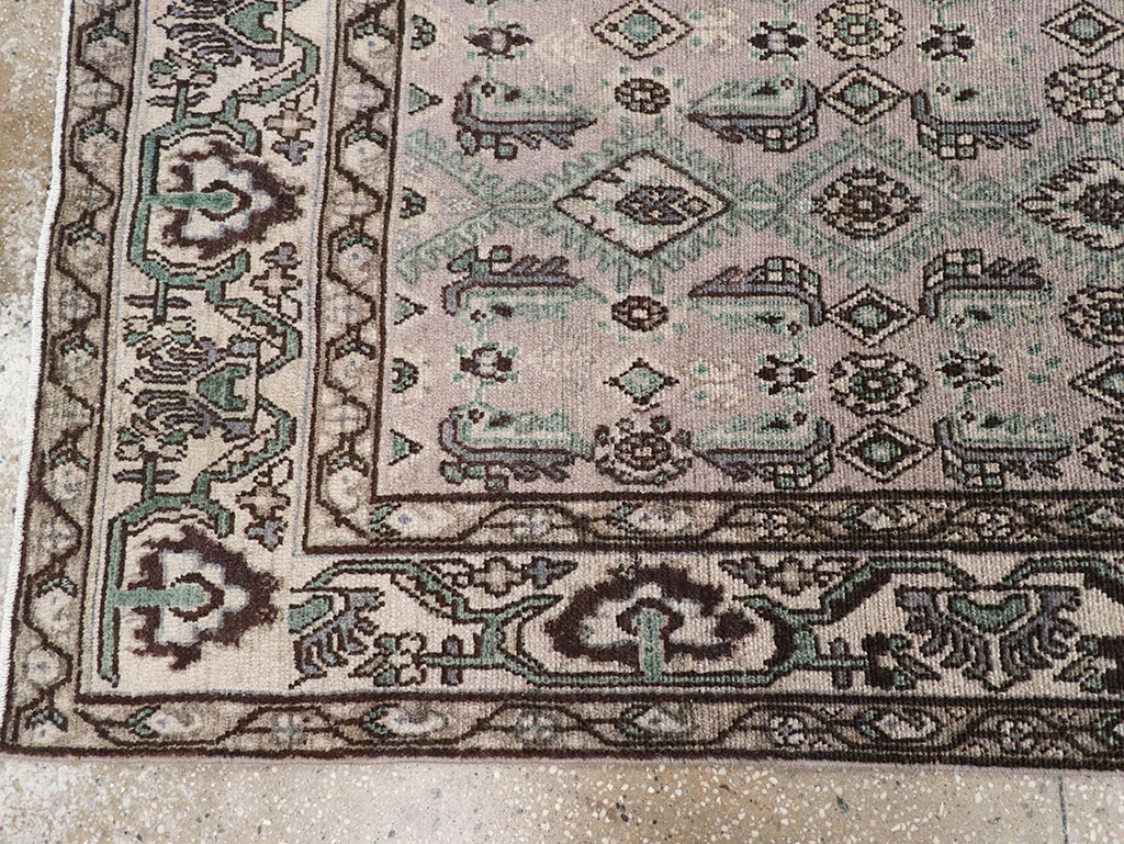 Vintage Persian Malayer Runner, No.32675 - Staging