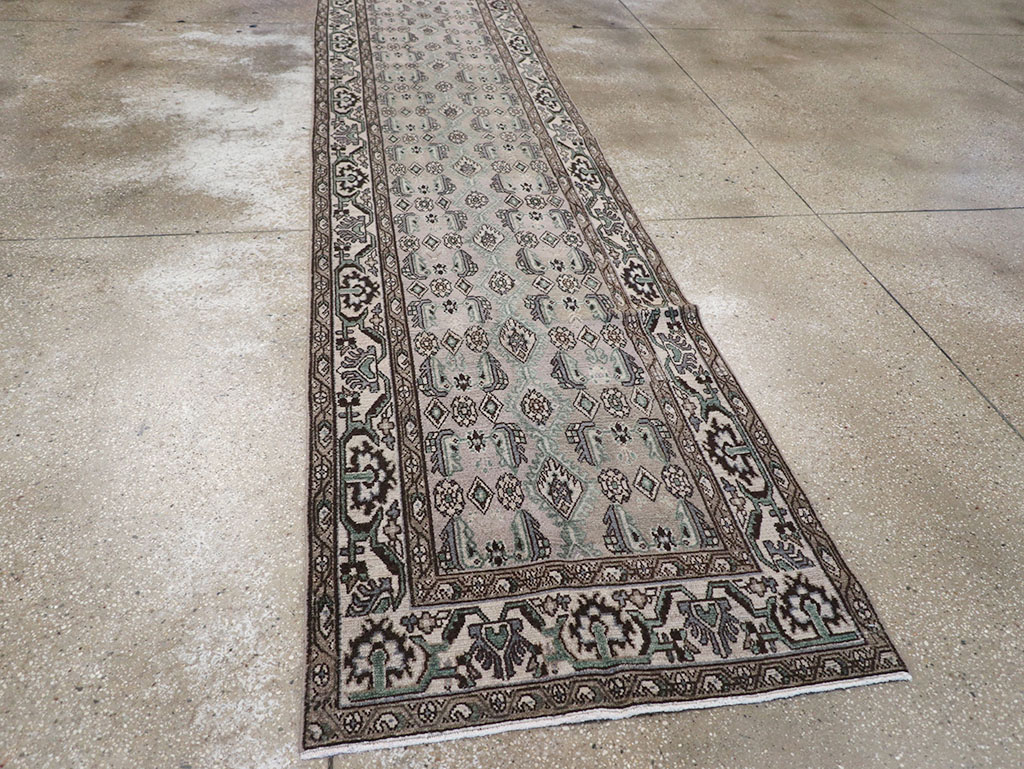 Vintage Persian Malayer Runner, No.32675 - Staging