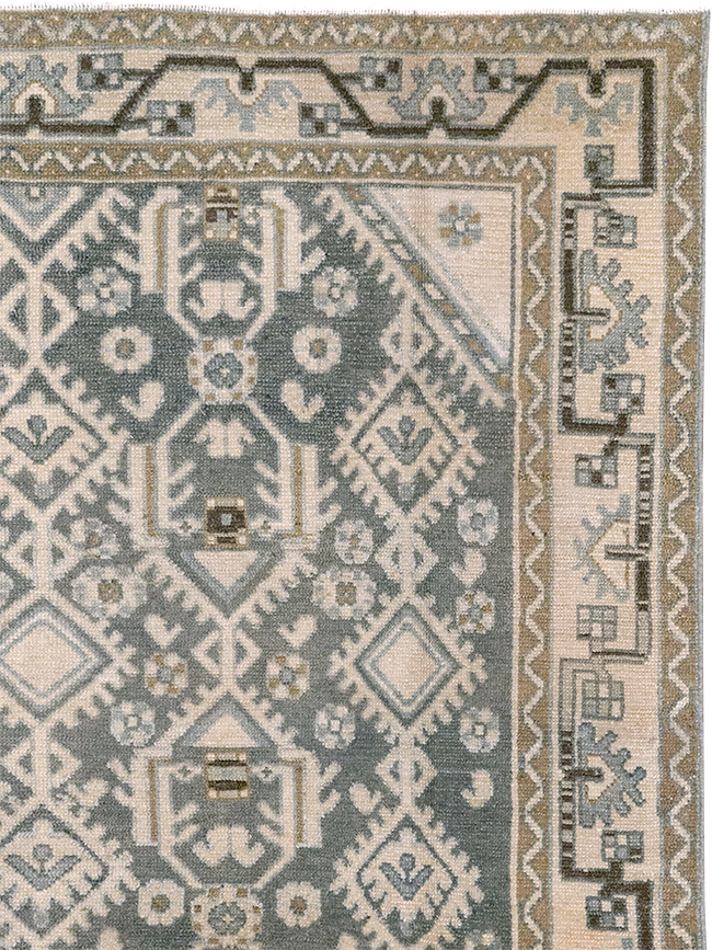 Vintage Persian Malayer Gallery Rug, No.32676 - Staging