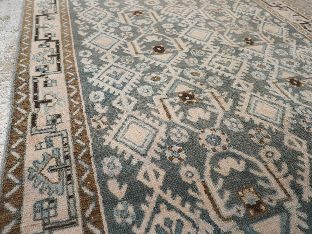 Vintage Persian Malayer Gallery Rug, No.32676 - Staging