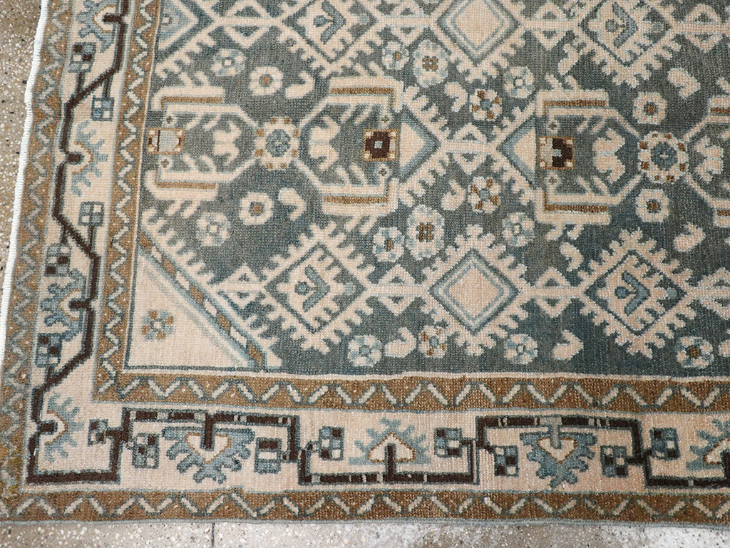 Vintage Persian Malayer Gallery Rug, No.32676 - Staging