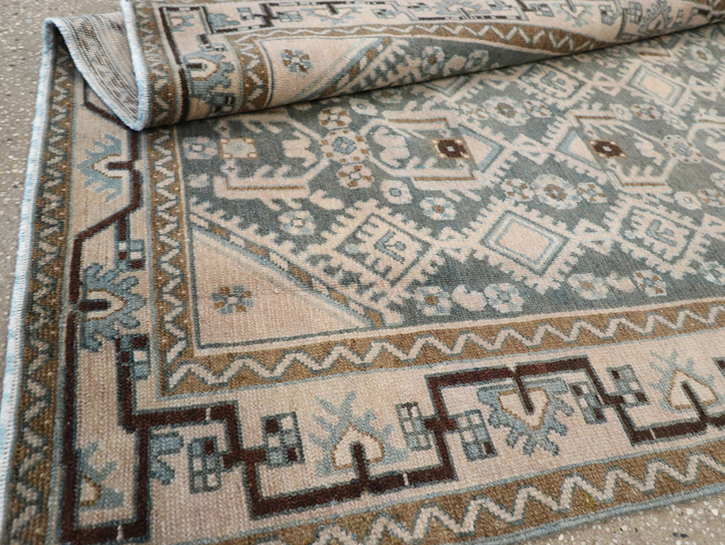 Vintage Persian Malayer Gallery Rug, No.32676 - Staging