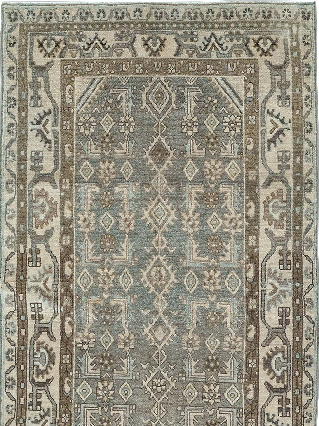 Vintage Persian Malayer Runner (Pair: 2 of 2), No.32677 - Staging