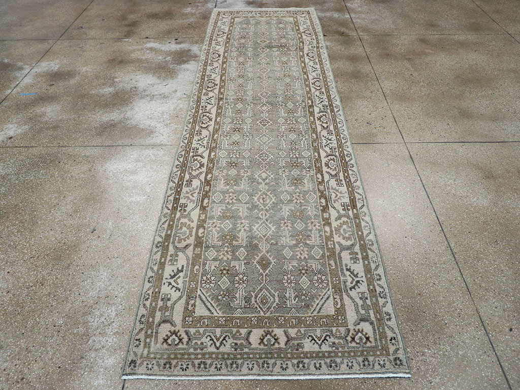 Vintage Persian Malayer Runner (Pair: 2 of 2), No.32677 - Staging