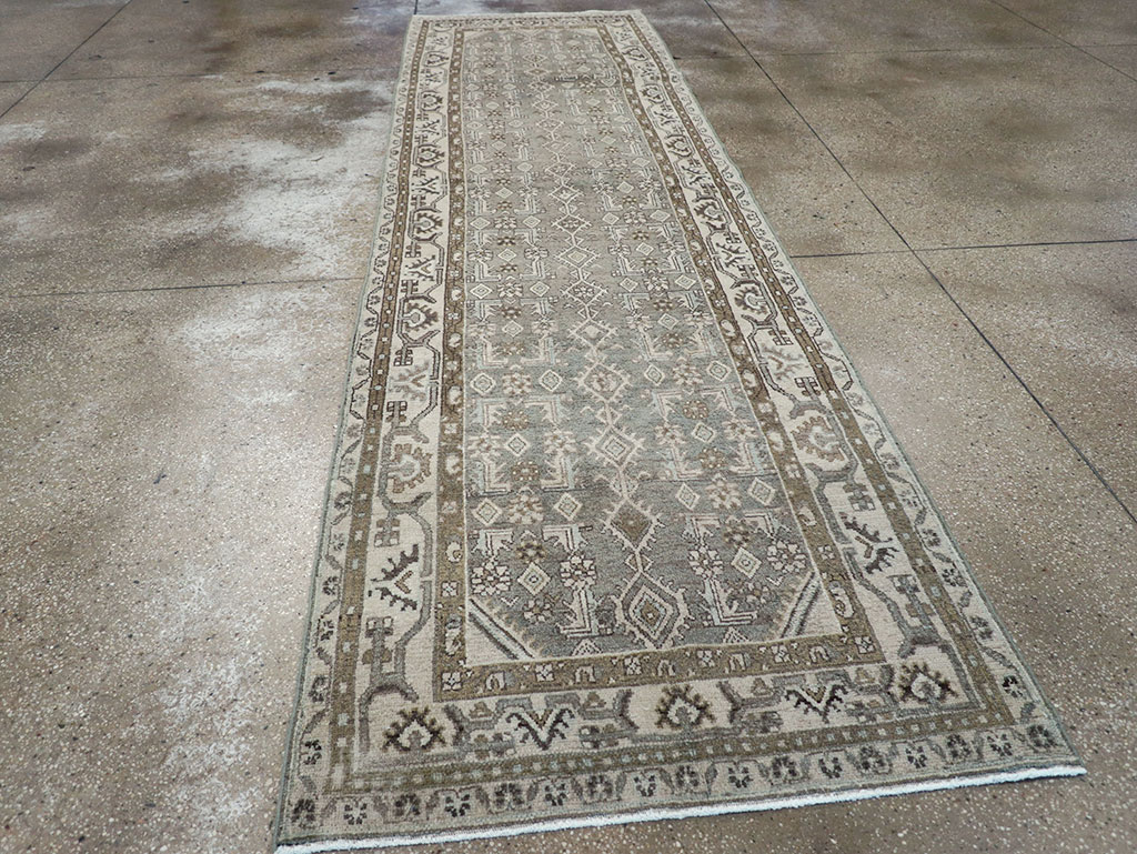 Vintage Persian Malayer Runner (Pair: 2 of 2), No.32677 - Staging