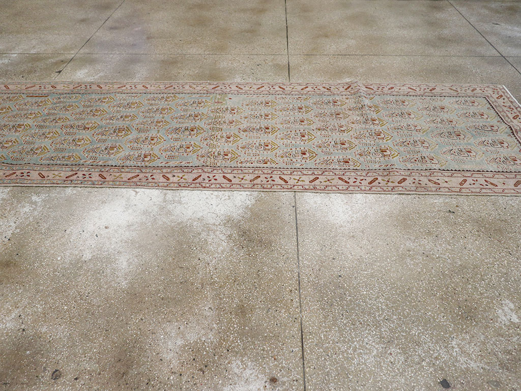 Vintage Persian Malayer Long Runner, No.32678 - Staging