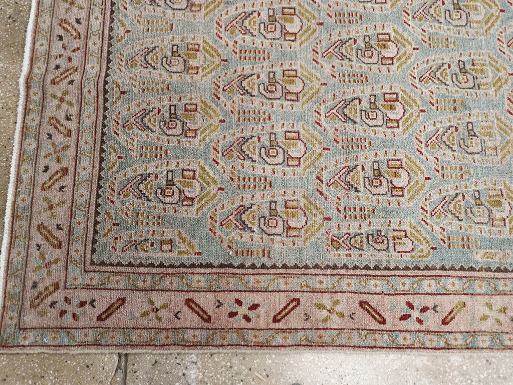 Vintage Persian Malayer Long Runner, No.32678 - Staging