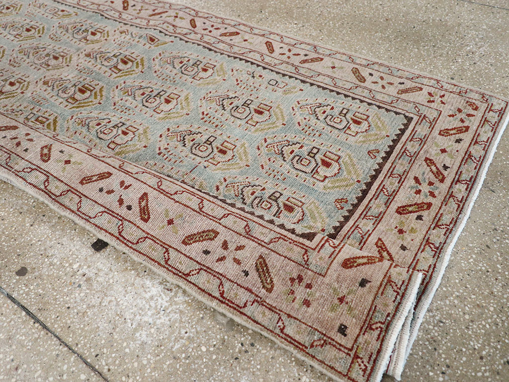 Vintage Persian Malayer Long Runner, No.32678 - Staging