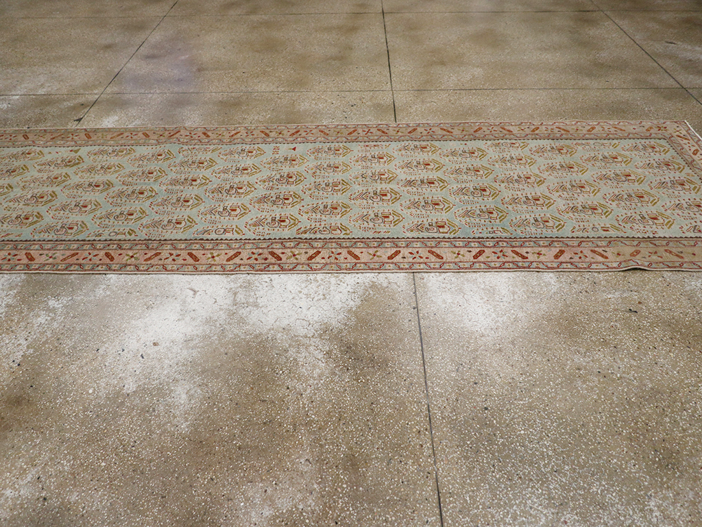 Vintage Persian Malayer Long Runner, No.32679 - Staging