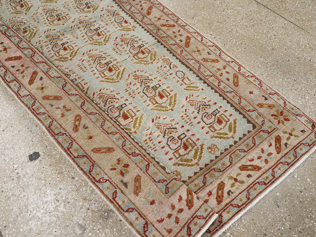 Vintage Persian Malayer Long Runner, No.32679 - Staging