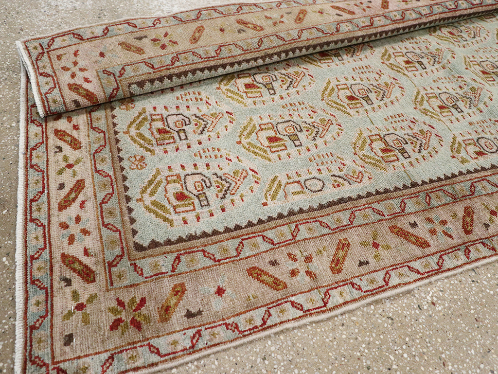 Vintage Persian Malayer Long Runner, No.32679 - Staging