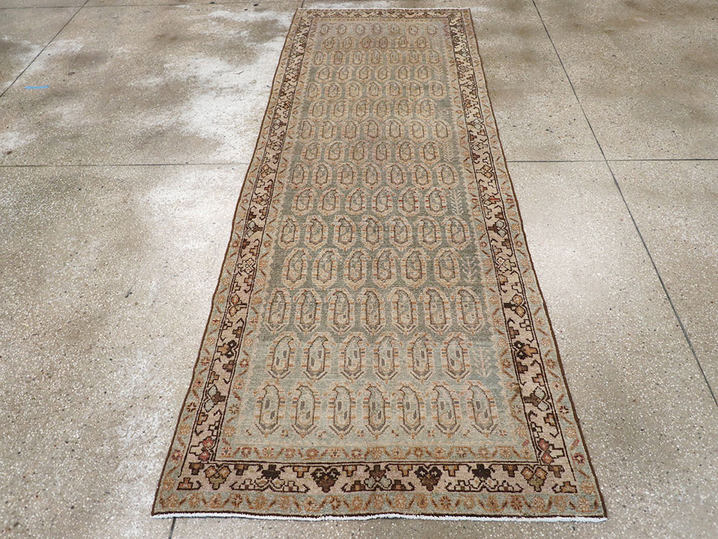 Vintage Persian Malayer Runner, No.32680 - Staging