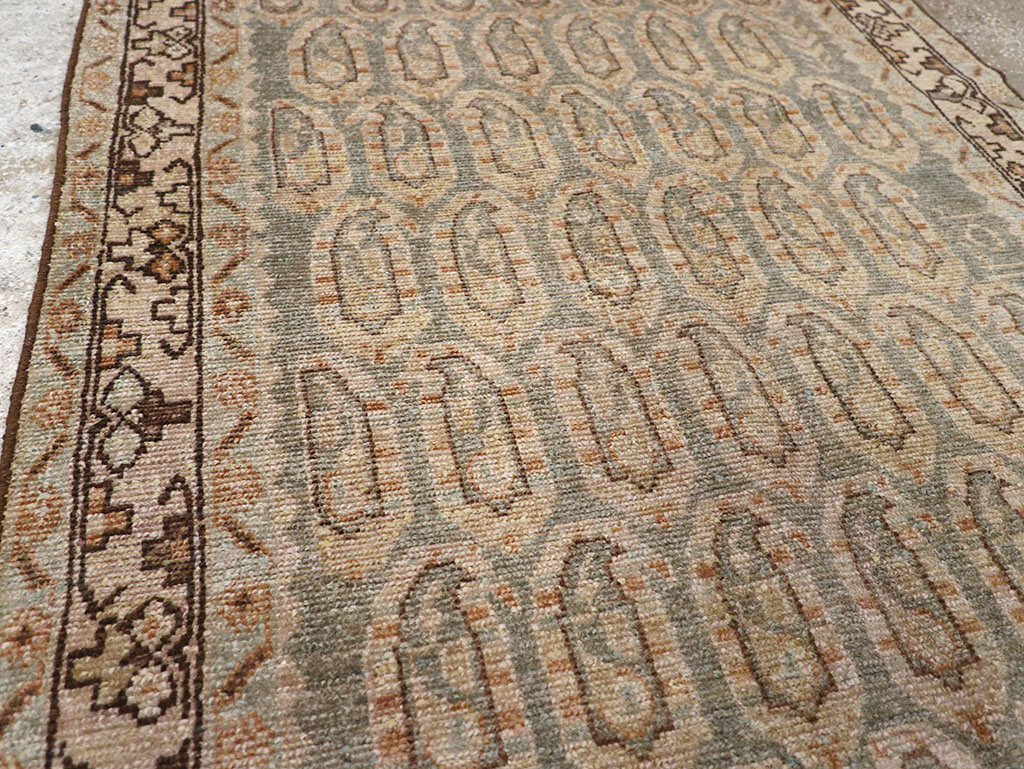 Vintage Persian Malayer Runner, No.32680 - Staging