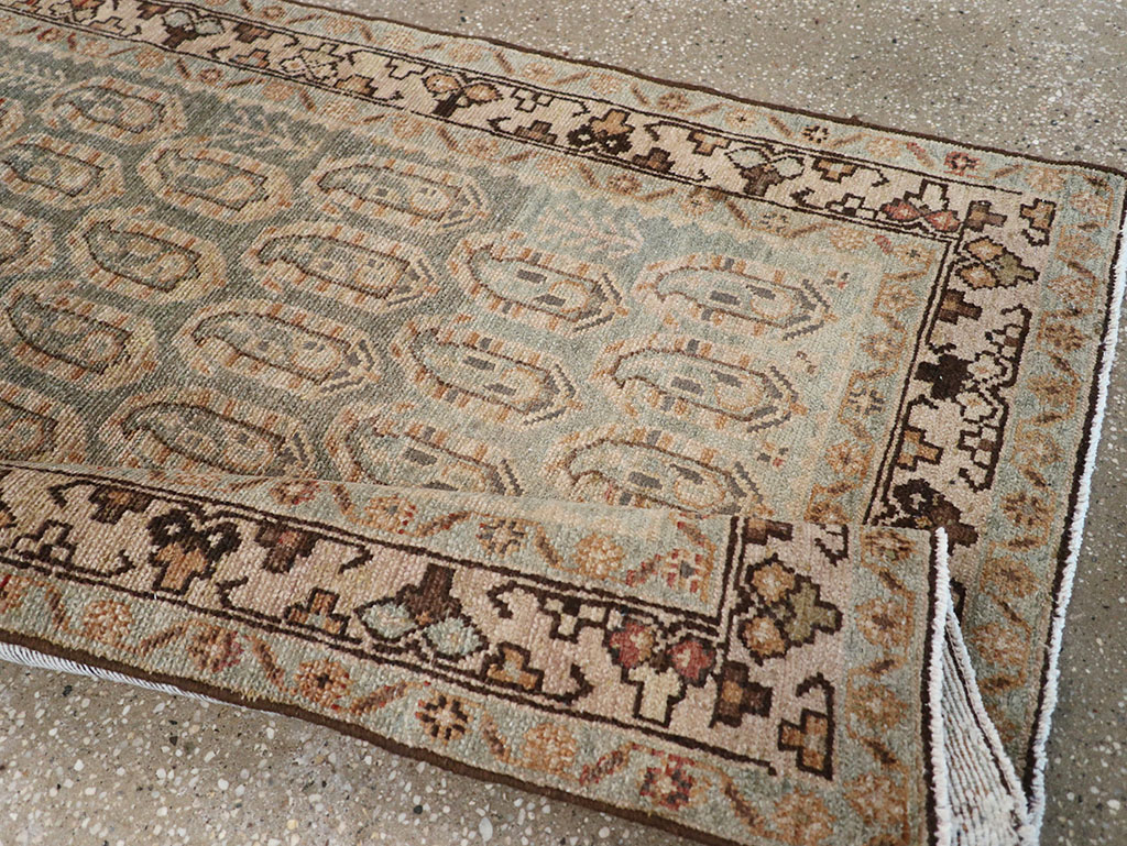 Vintage Persian Malayer Runner, No.32680 - Staging