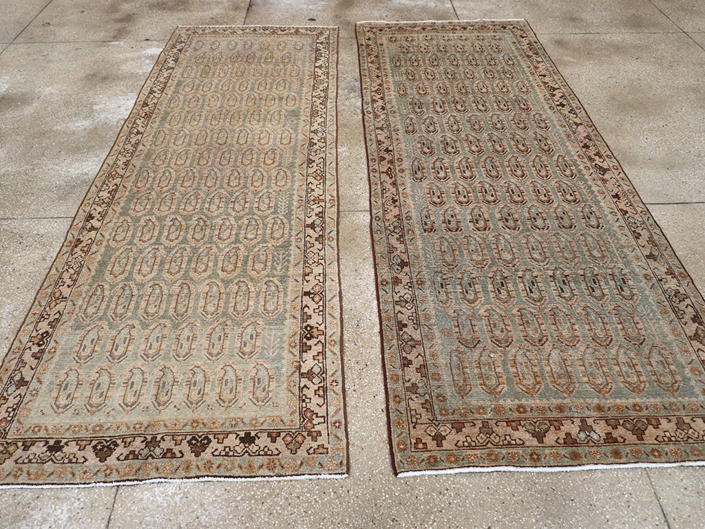 Vintage Persian Malayer Runner, No.32680 - Staging