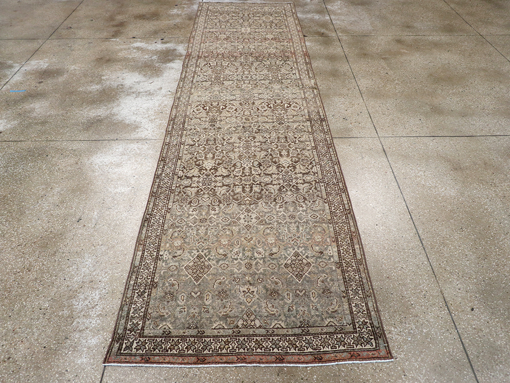 Antique Persian Kurd Runner, No.32681 - Staging