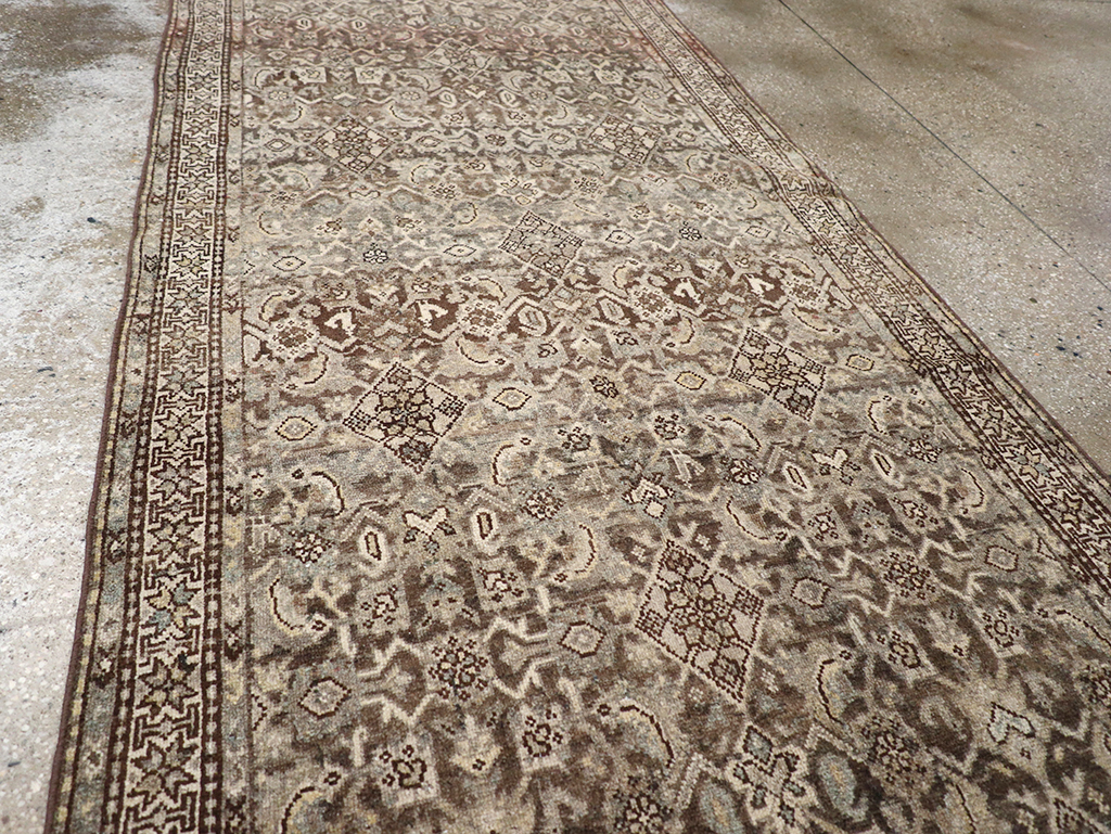 Antique Persian Kurd Runner, No.32681 - Staging