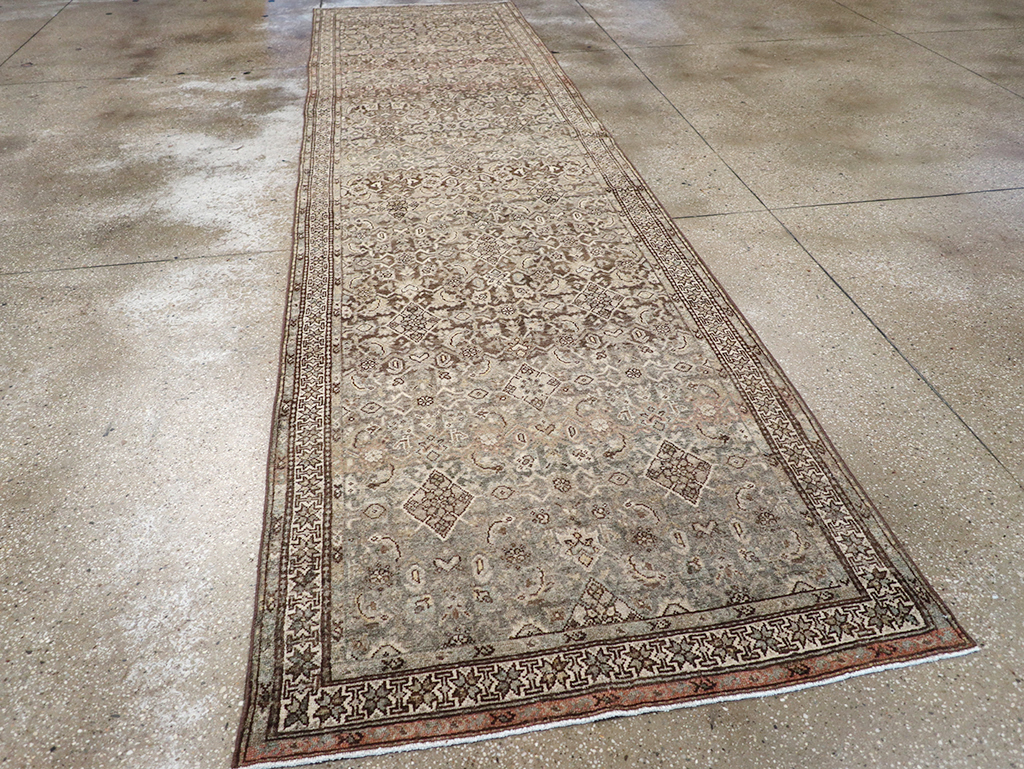 Antique Persian Kurd Runner, No.32681 - Staging