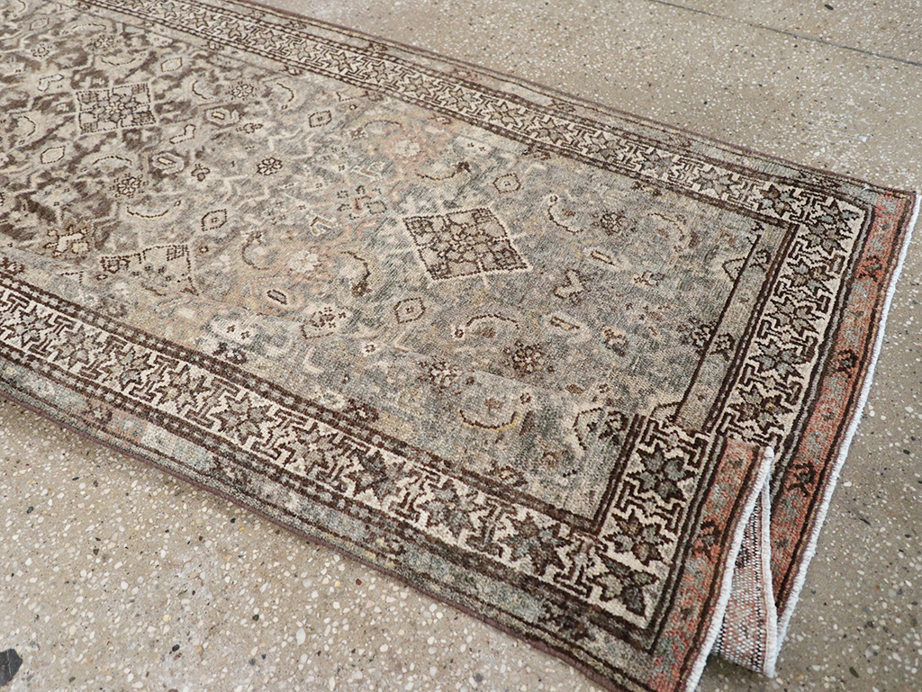 Antique Persian Kurd Runner, No.32681 - Staging