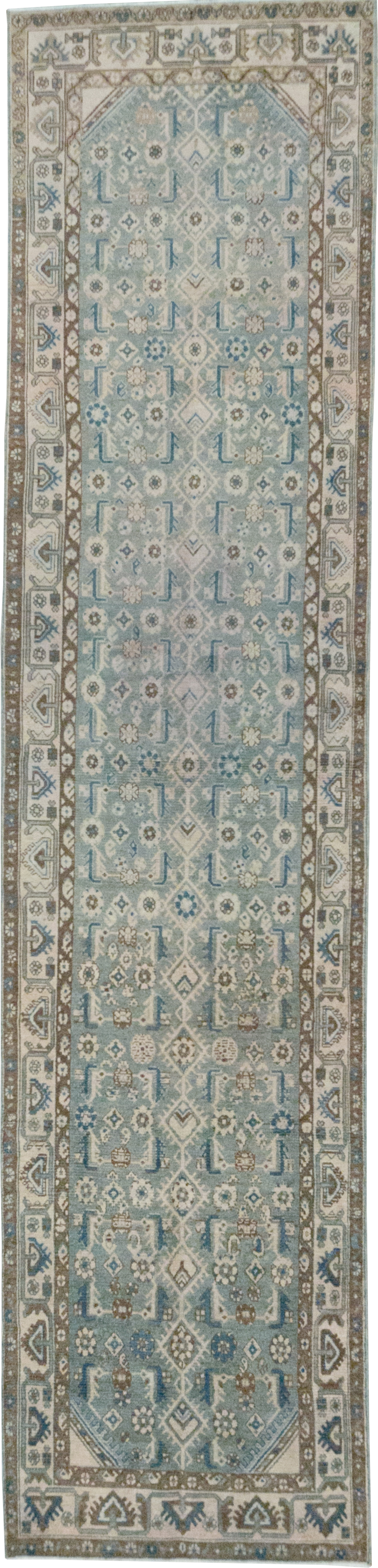 Vintage Persian Malayer Runner, No.32683 - Staging