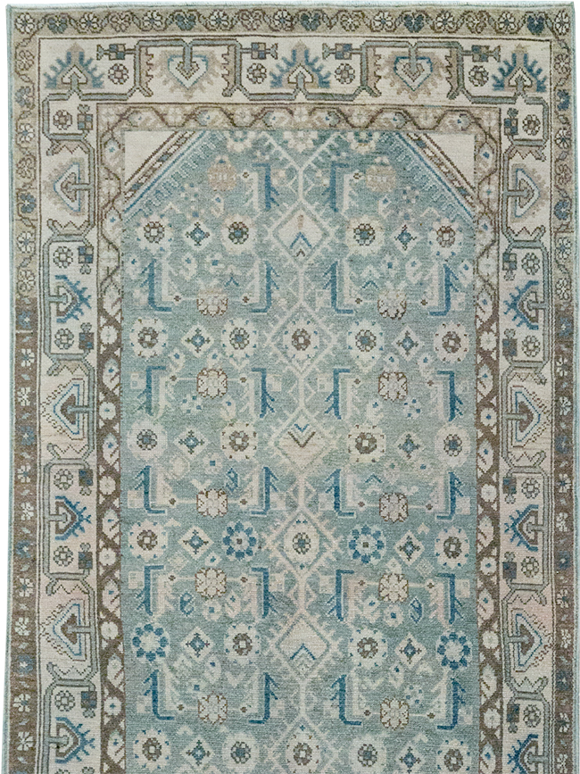 Vintage Persian Malayer Runner, No.32683 - Staging