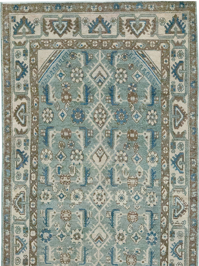 Vintage Persian Malayer Runner, No.32683 - Staging
