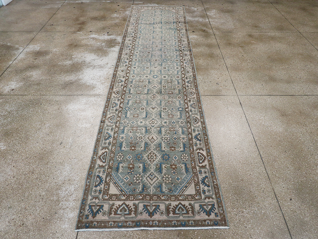 Vintage Persian Malayer Runner, No.32683 - Staging