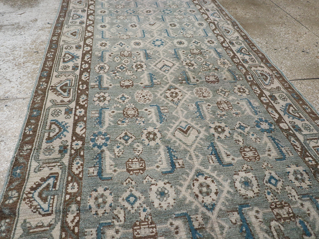 Vintage Persian Malayer Runner, No.32683 - Staging