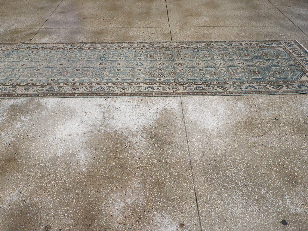 Vintage Persian Malayer Runner, No.32683 - Staging