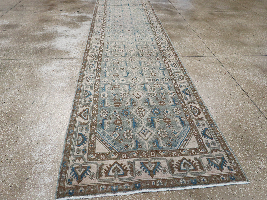 Vintage Persian Malayer Runner, No.32683 - Staging