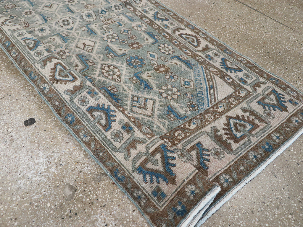 Vintage Persian Malayer Runner, No.32683 - Staging