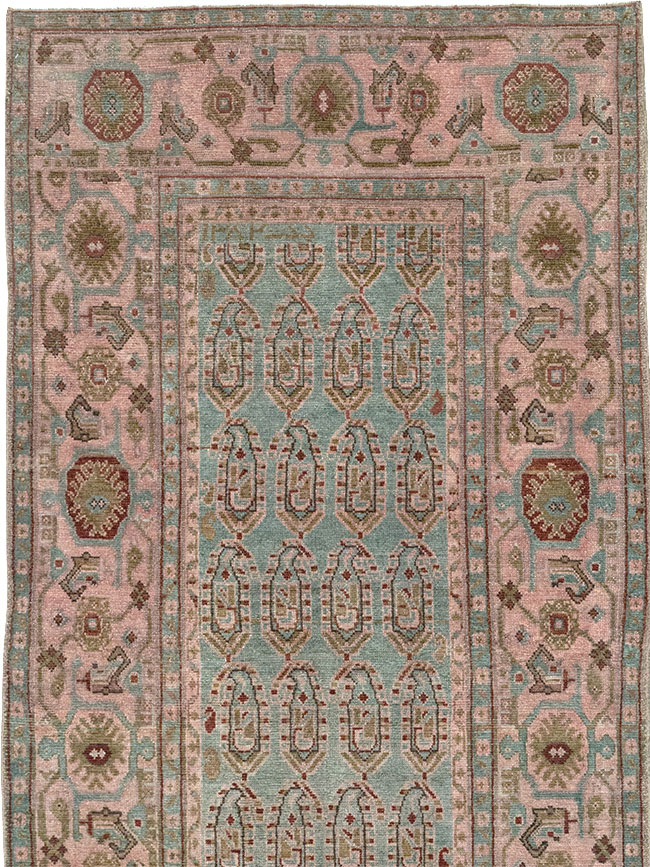 Vintage Persian Malayer Long Runner, No.32684 - Staging