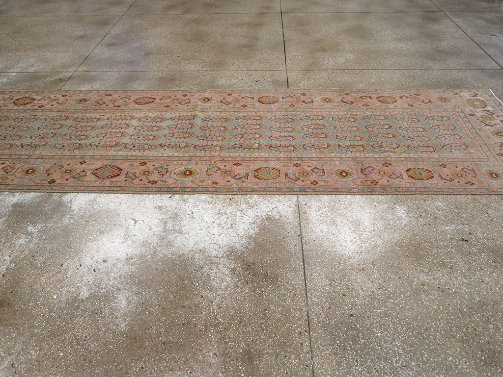 Vintage Persian Malayer Long Runner, No.32684 - Staging