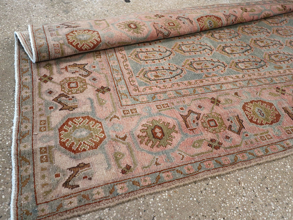 Vintage Persian Malayer Long Runner, No.32684 - Staging