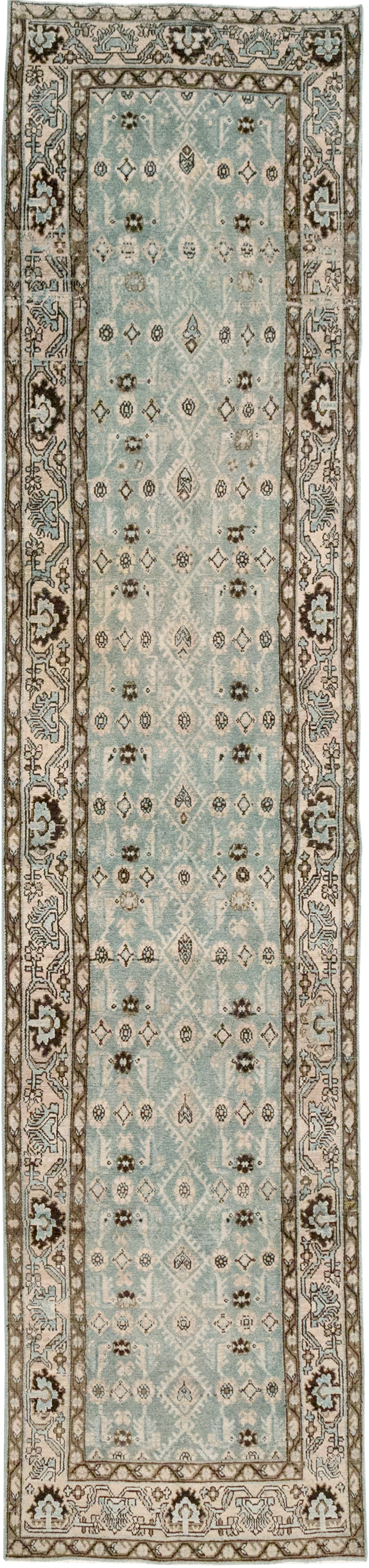 Vintage Persian Malayer Runner, No.32686 - Staging