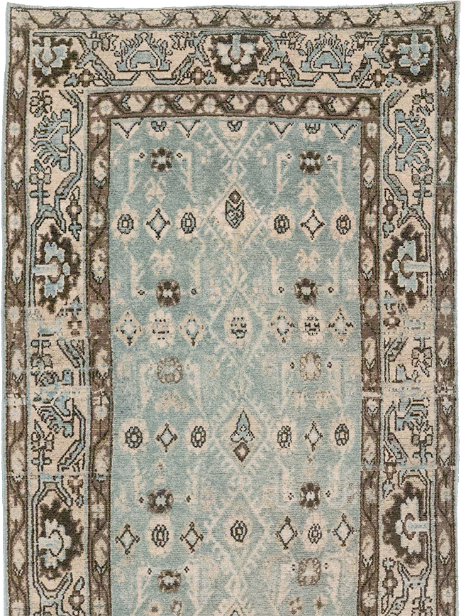 Vintage Persian Malayer Runner, No.32686 - Staging