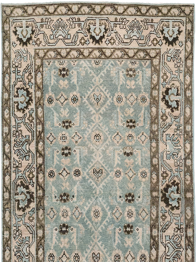 Vintage Persian Malayer Runner, No.32686 - Staging
