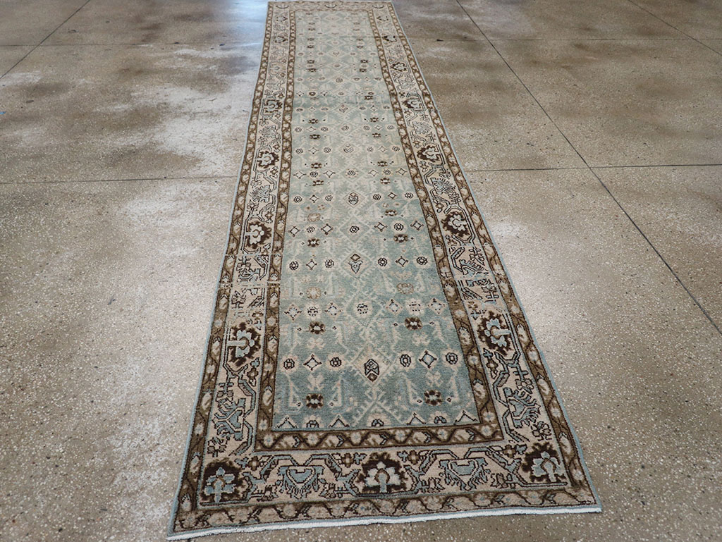 Vintage Persian Malayer Runner, No.32686 - Staging